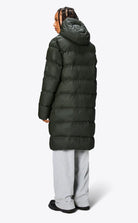 Rains Alta Long Puffer Jacket Green_6