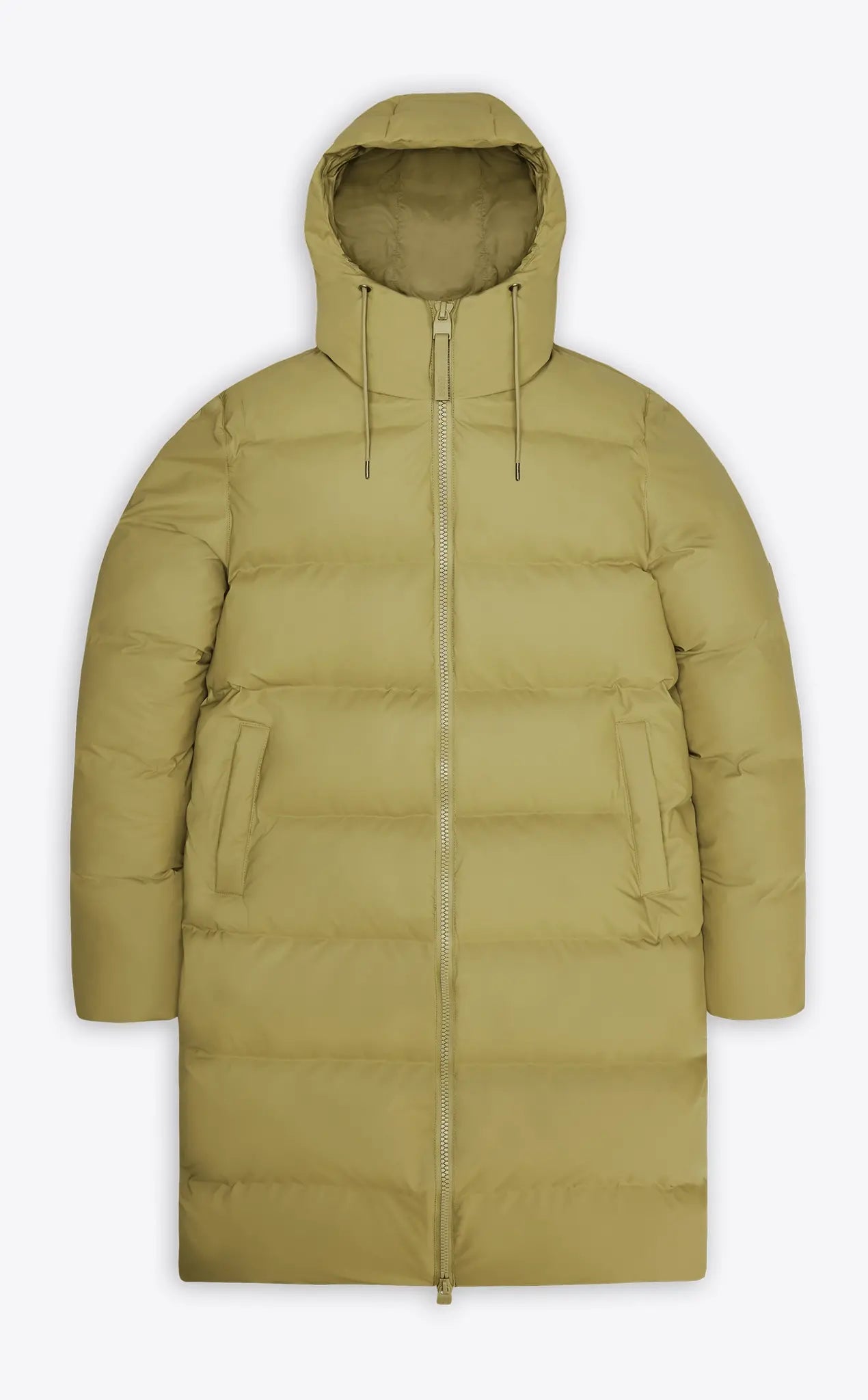 Rains Alta Long Puffer Jacket Khaki_1