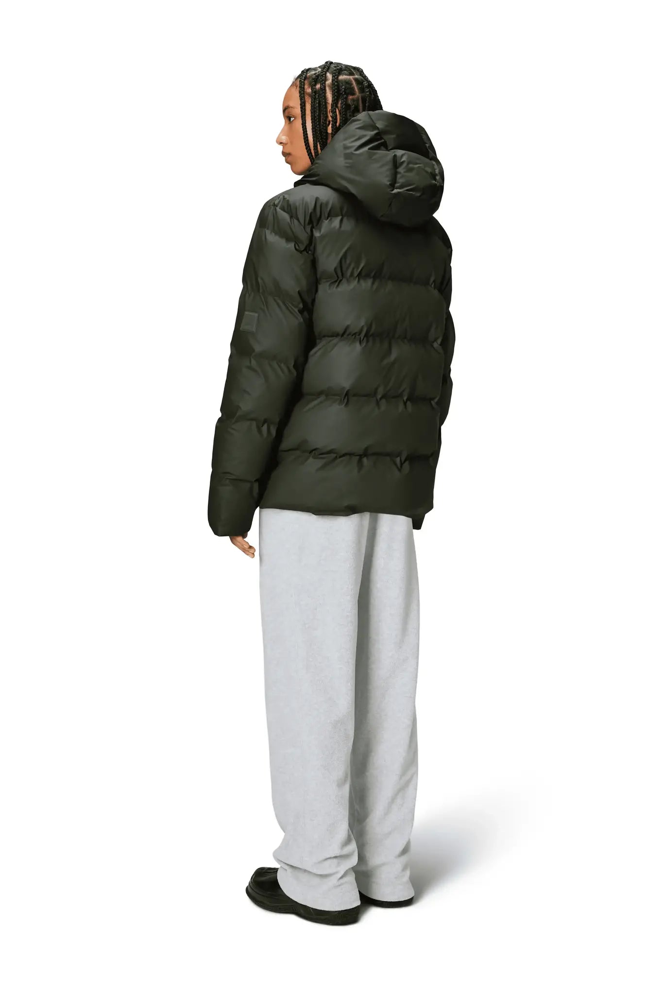 Rains Alta Puffer Jacket Green_3