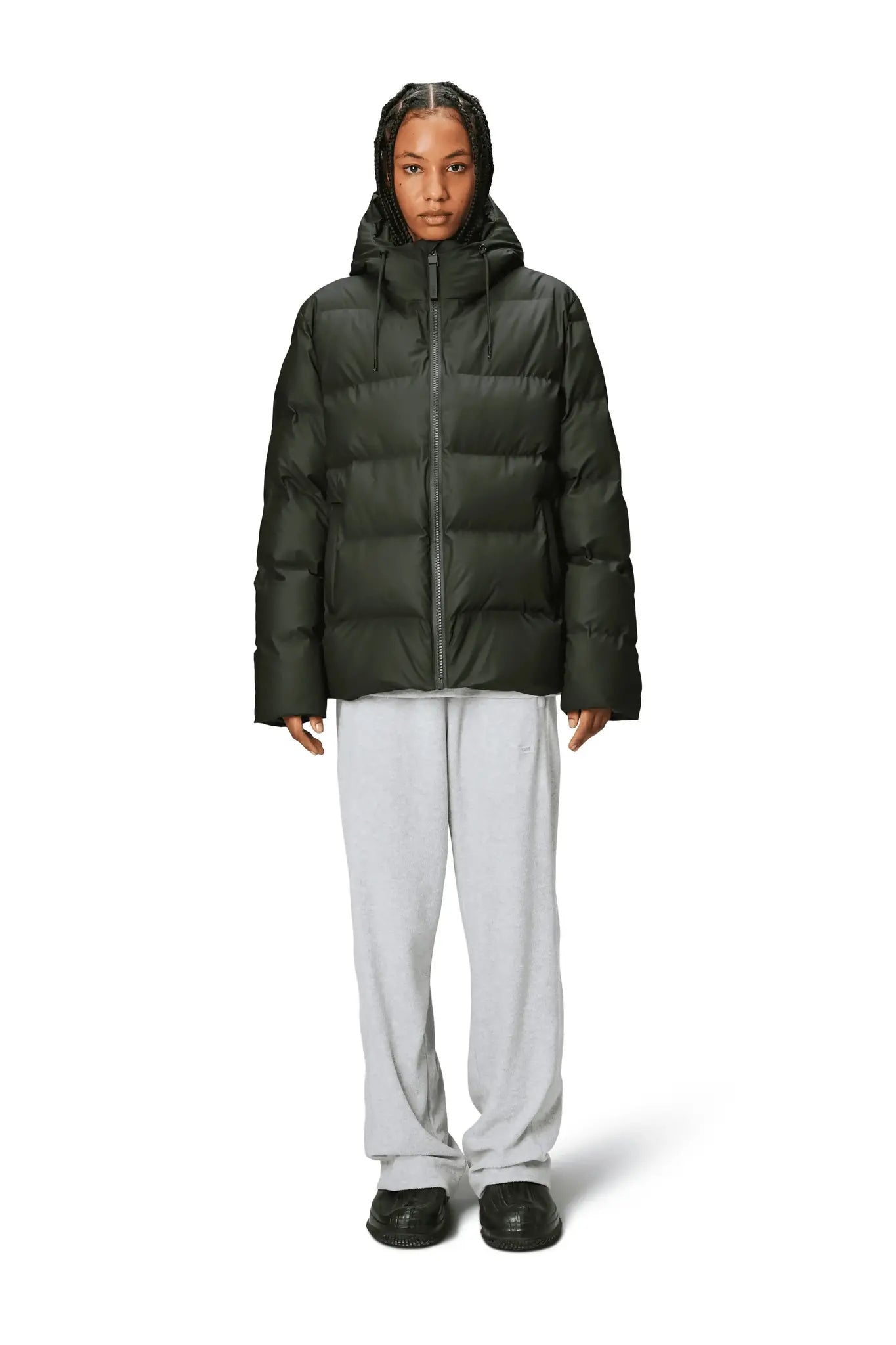 Rains Alta Puffer Jacket Green_4