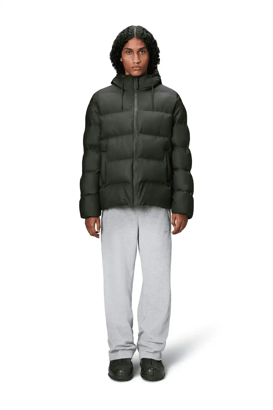 Rains Alta Puffer Jacket Green_6