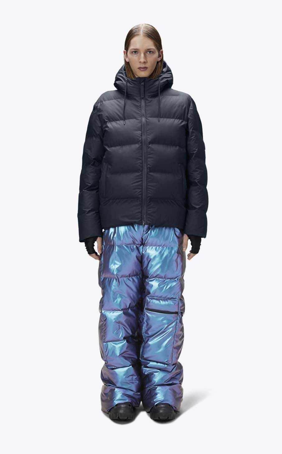 Rains Alta Puffer Jacket Navy_2