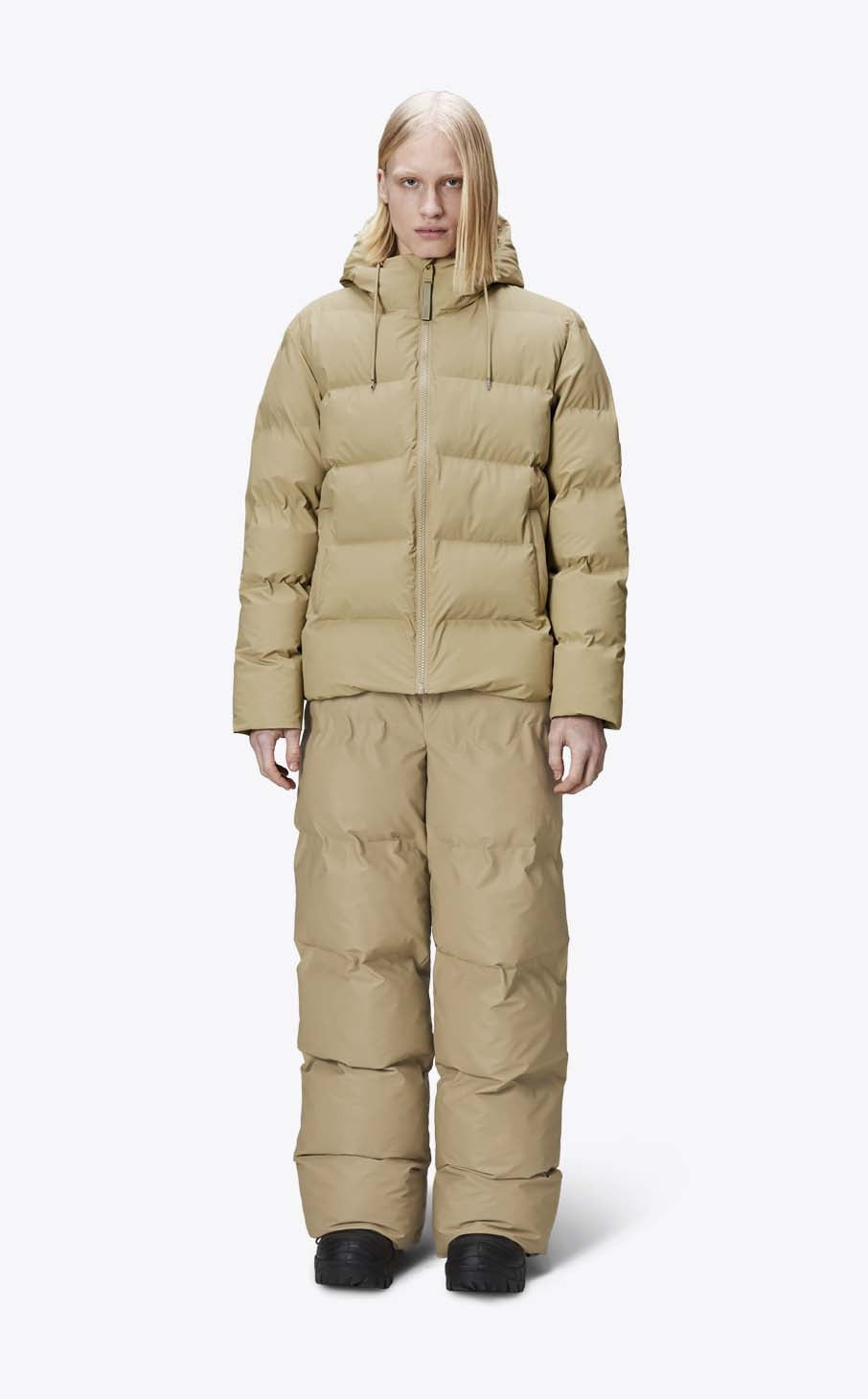 Rains Alta Puffer Jacket Sand_6