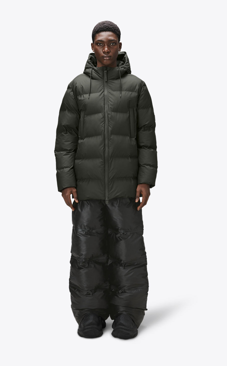 Rains Alta Puffer Parka Green_2