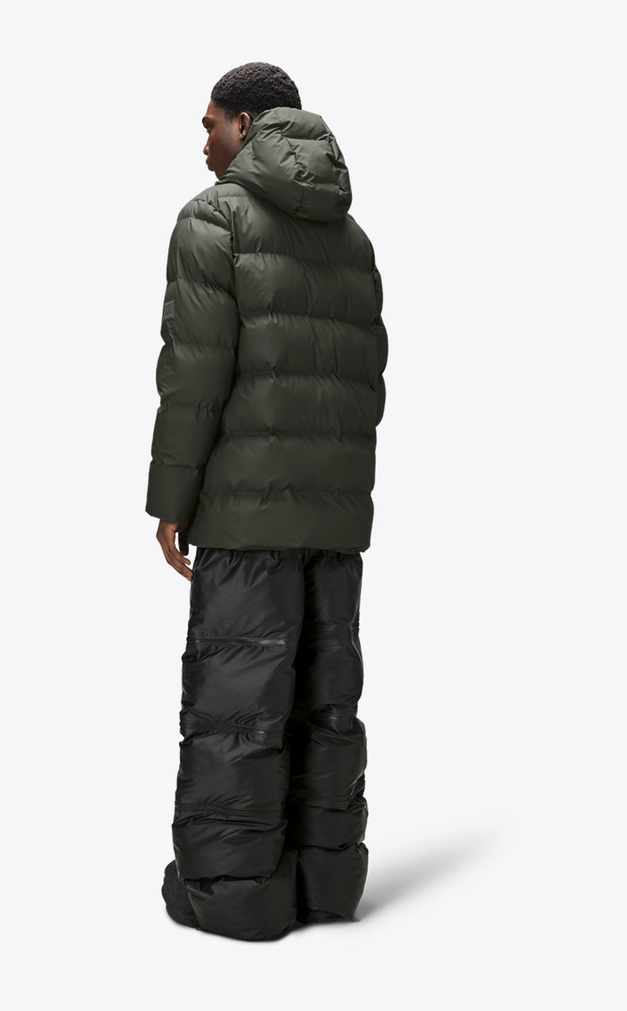 Rains Alta Puffer Parka Green_3