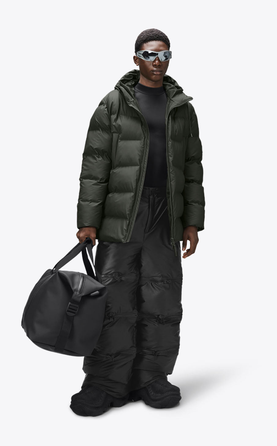 Rains Alta Puffer Parka Green_4