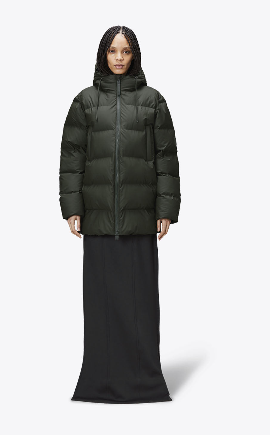 Rains Alta Puffer Parka Green_5