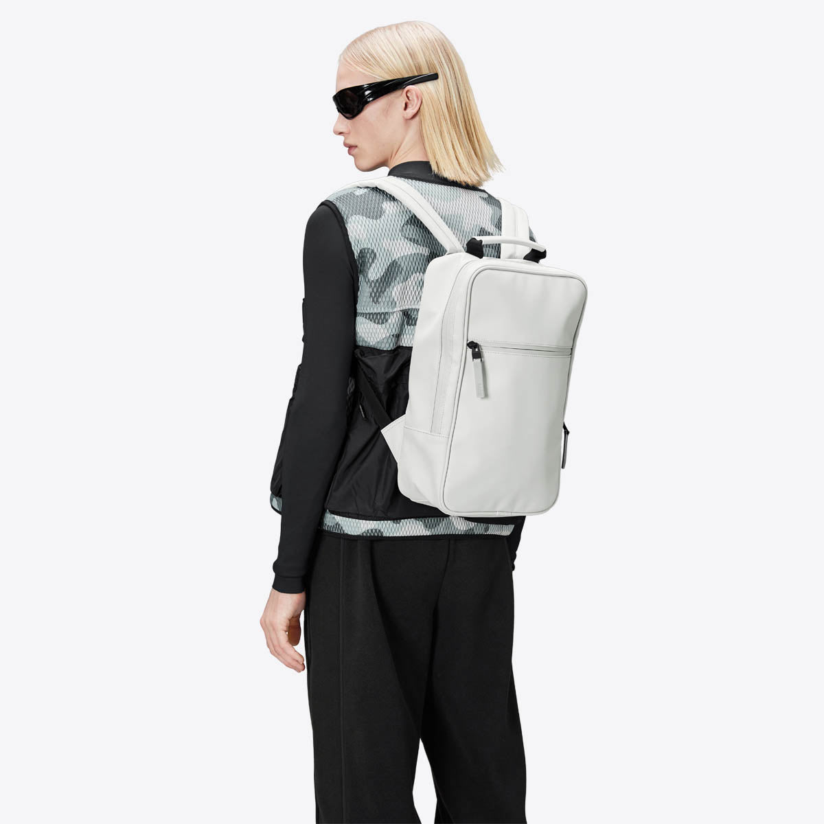 Rains Book Backpack Ash_3