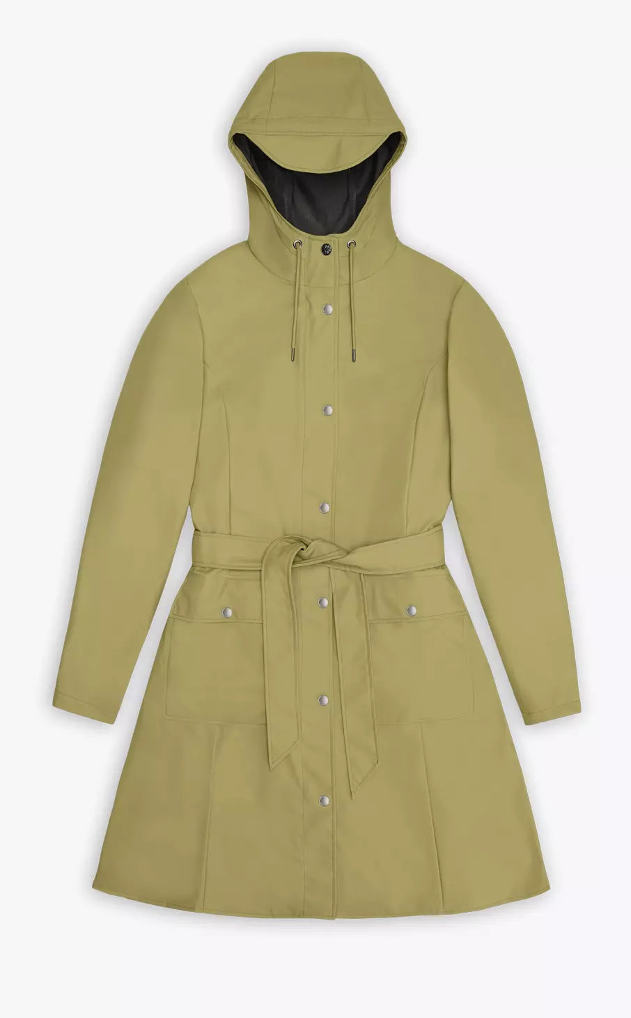 Rains Curve Jacket Khaki_1