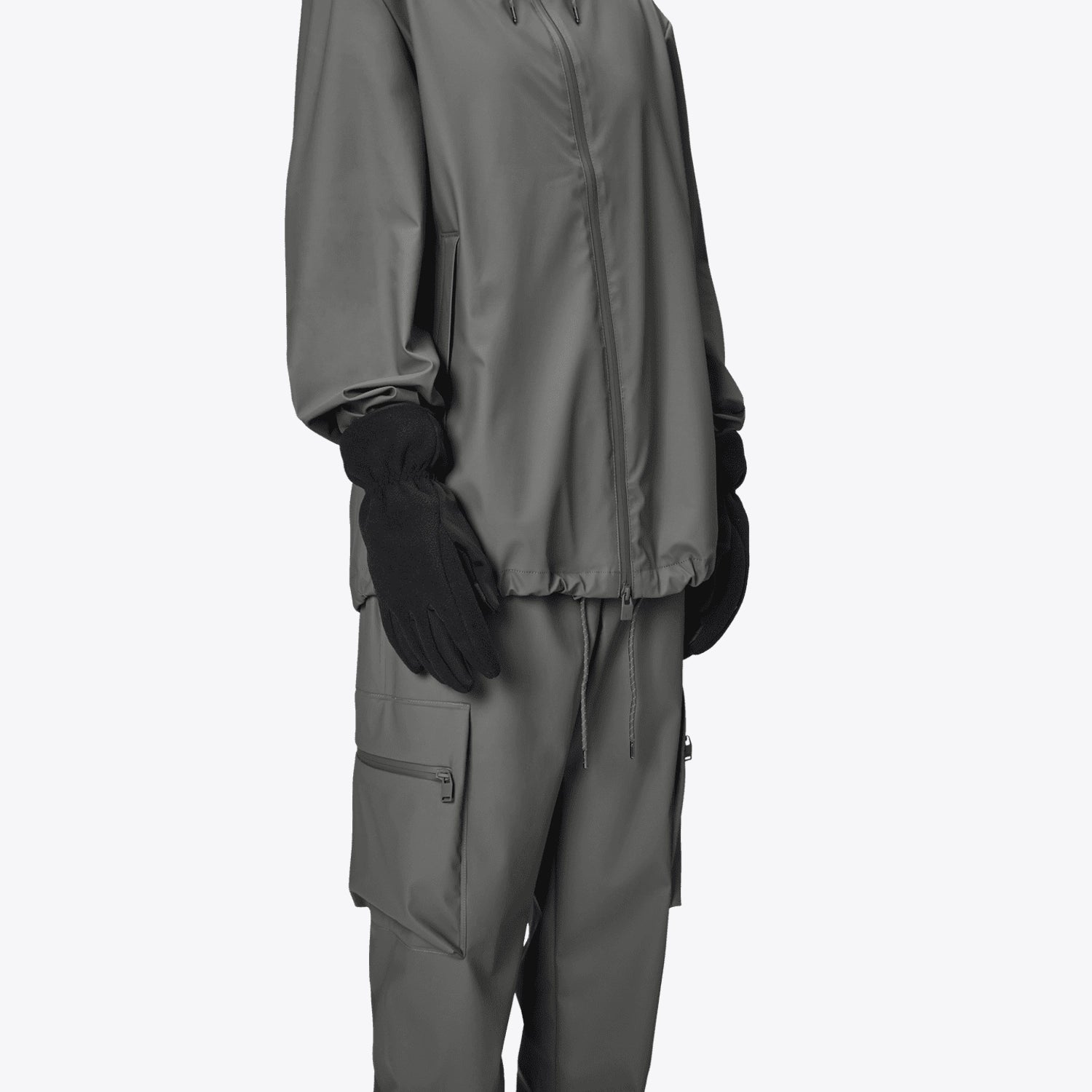 Rains Heavy Fleece Gloves Black_2