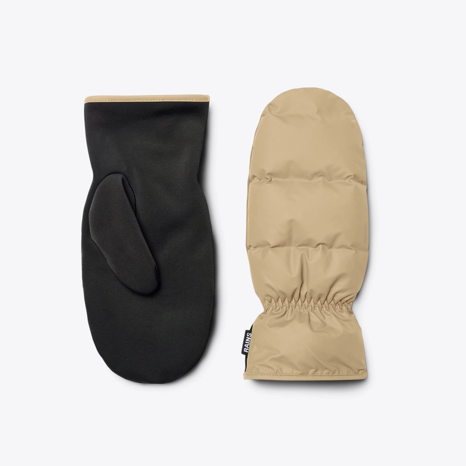 Rains Lohja Puffer Mittens Sand_1