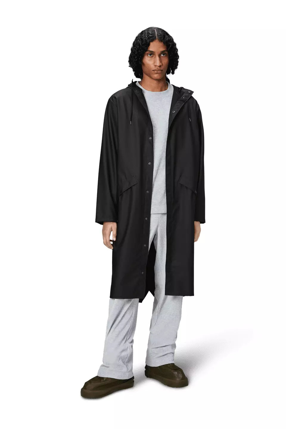 Rains Longer Jacket Black_4