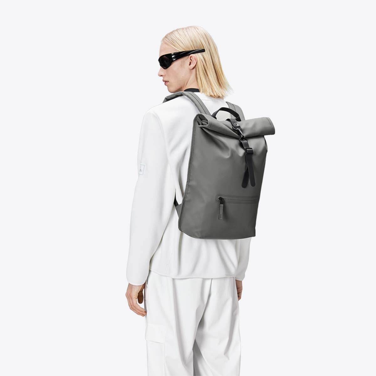 Rains Rolltop Rucksack Grey_4