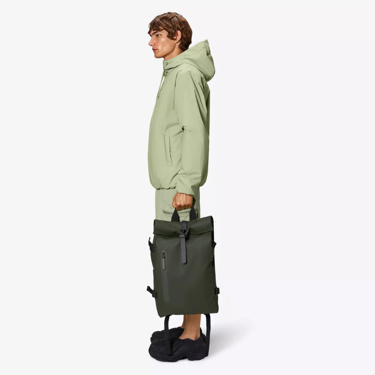 Rains Rolltop Rucksack Large Green_3