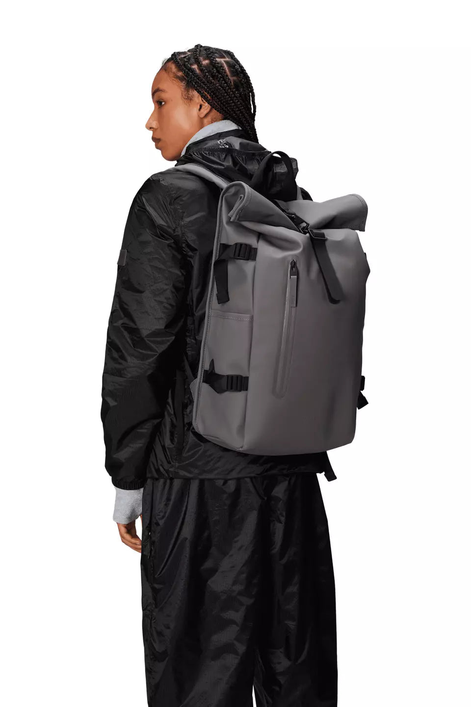 Rains Rolltop Rucksack Large Grey_4