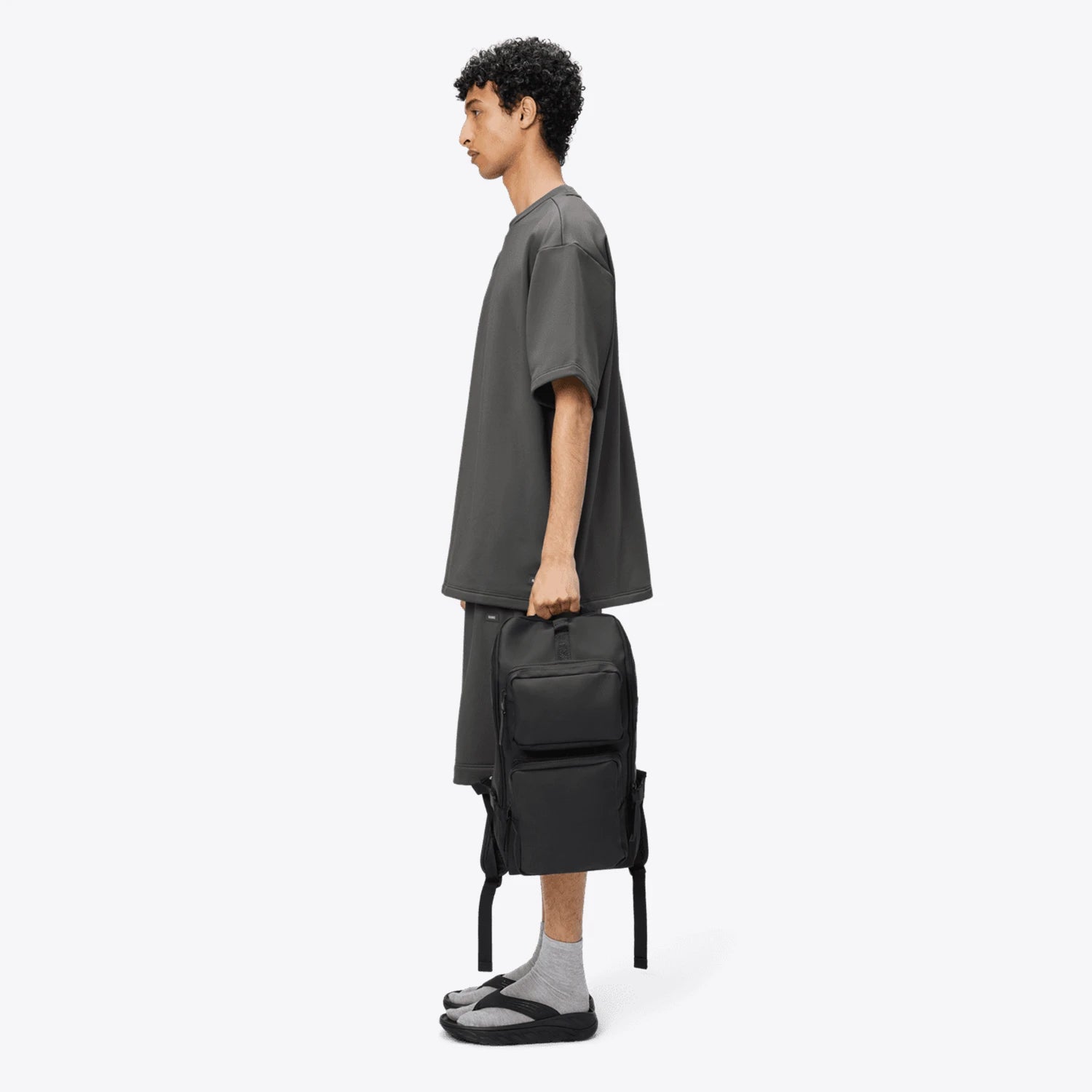 Rains Trail Cargo Backpack Black_4