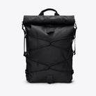 Rains Trail Cord Rolltop Backpack Black_1