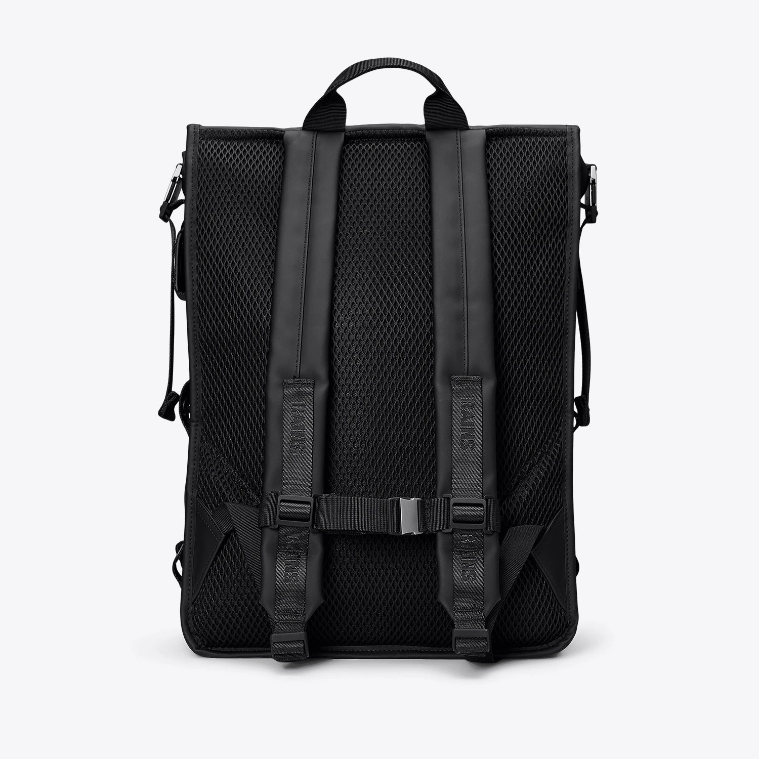 Rains Trail Cord Rolltop Backpack Black_2
