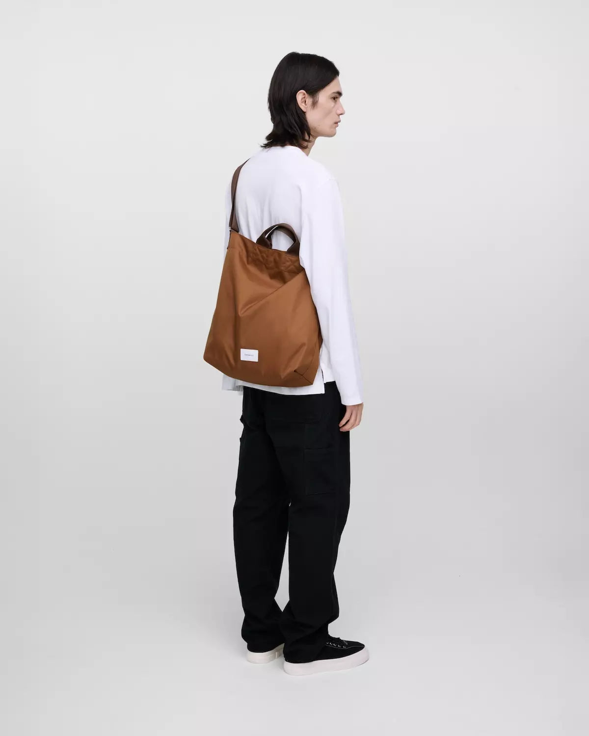 Sandqvist Ground Shopper Bag Sepia Brown 8
