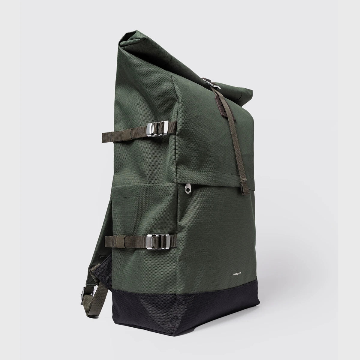Sandqvist Icon Rolltop Backpack L Dawn Green_2