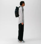 Sandqvist Icon Rolltop Backpack L Multi Black Navy_4