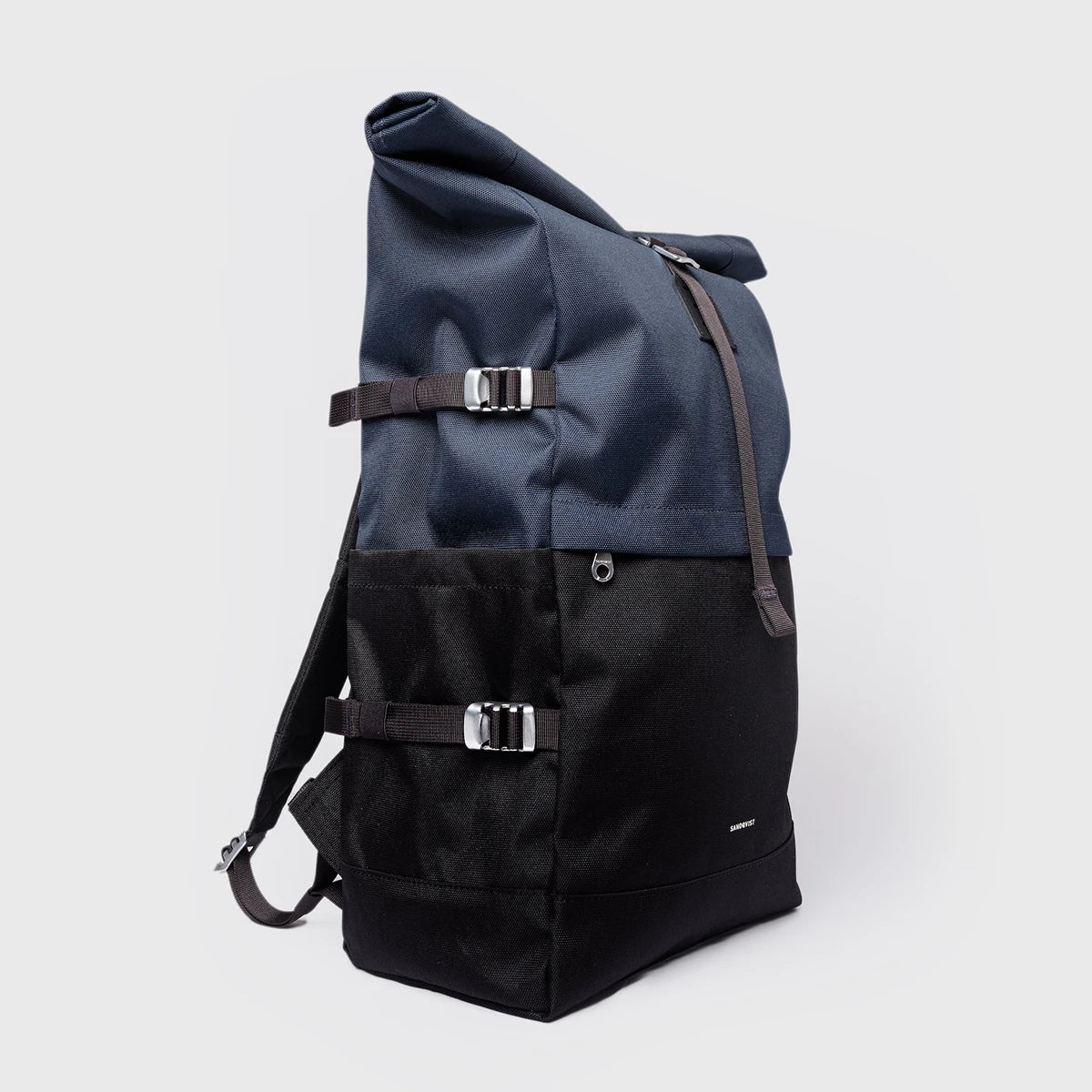 Sandqvist Icon Rolltop Backpack L Multi Black Navy_3