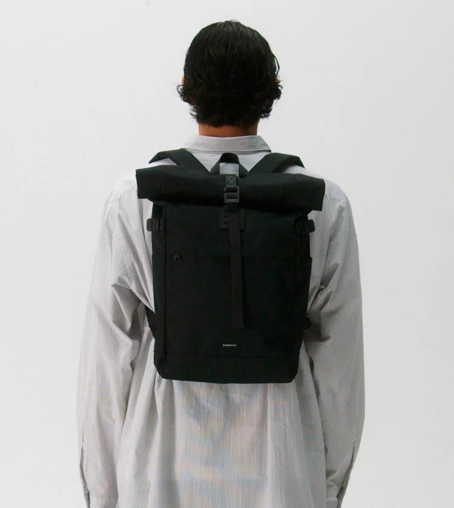 Sandqvist Icon Rolltop Backpack M Black_4