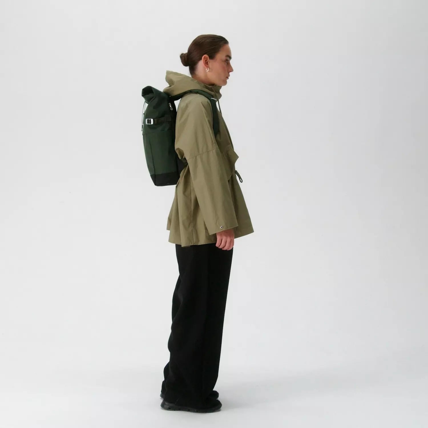Sandqvist Icon Rolltop Backpack M Dawn Green_5