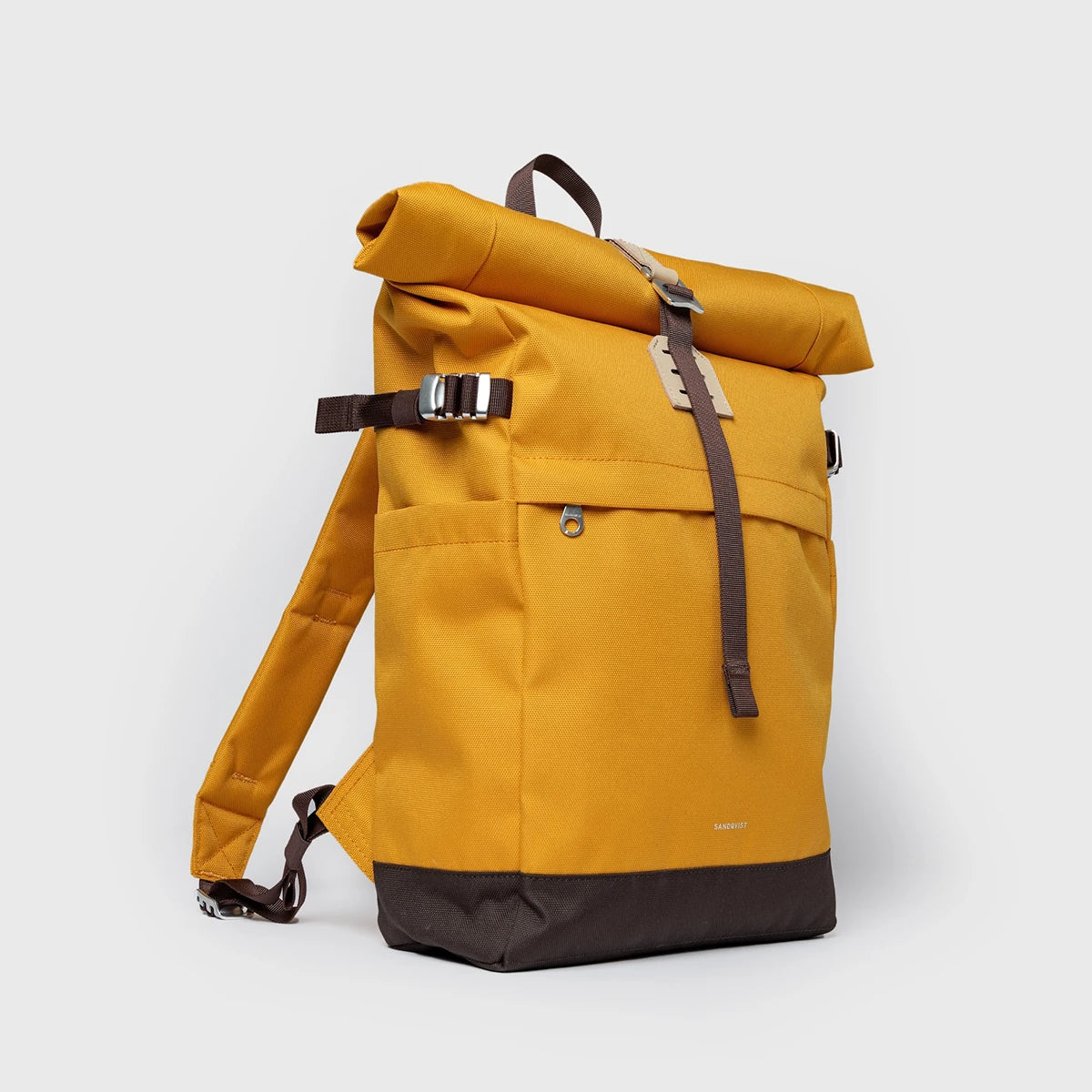 Sandqvist Icon Rolltop Backpack M Golden Yellow_2