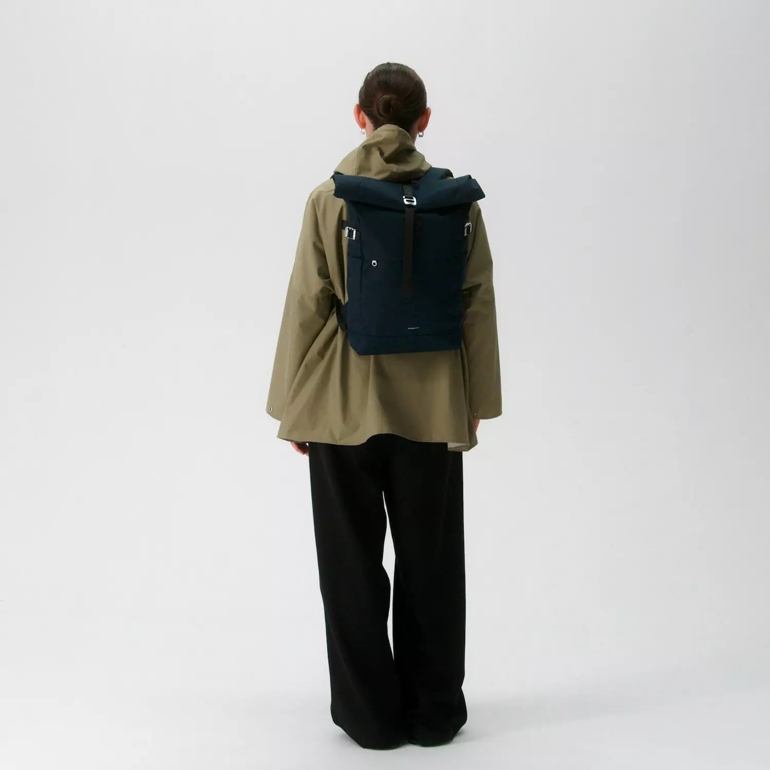 Sandqvist Icon Rolltop Backpack M Navy_4