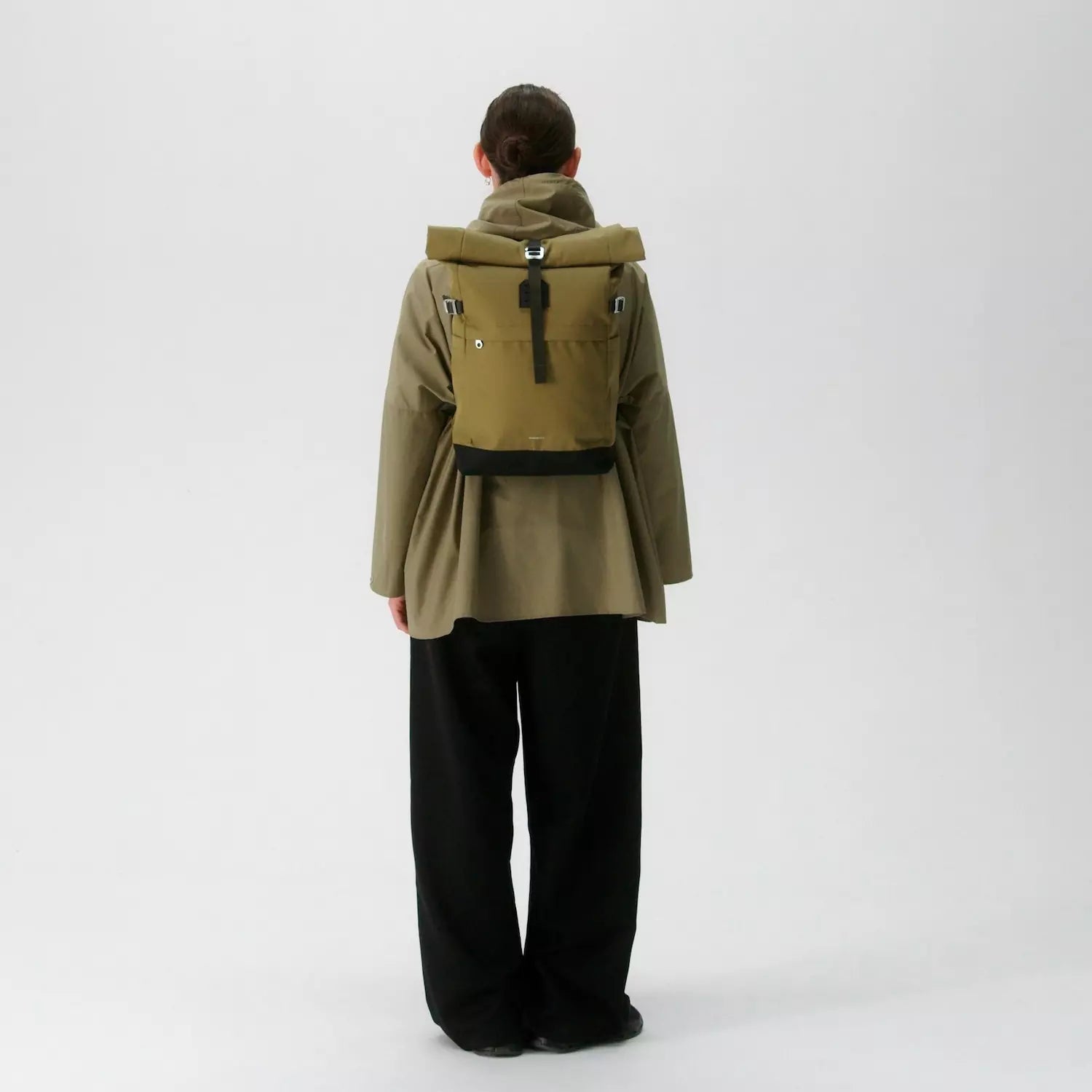Sandqvist Icon Rolltop Backpack M Olive Drab_4