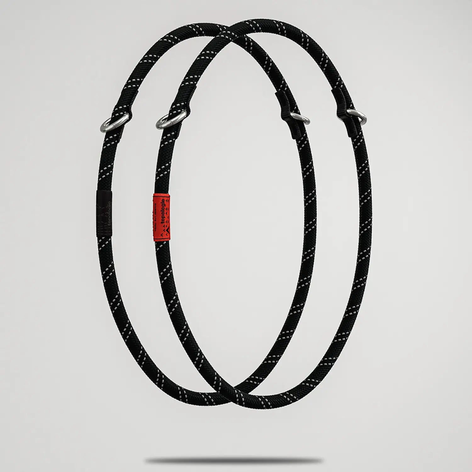 Topologie 10mm Rope Loop Black Reflective_1