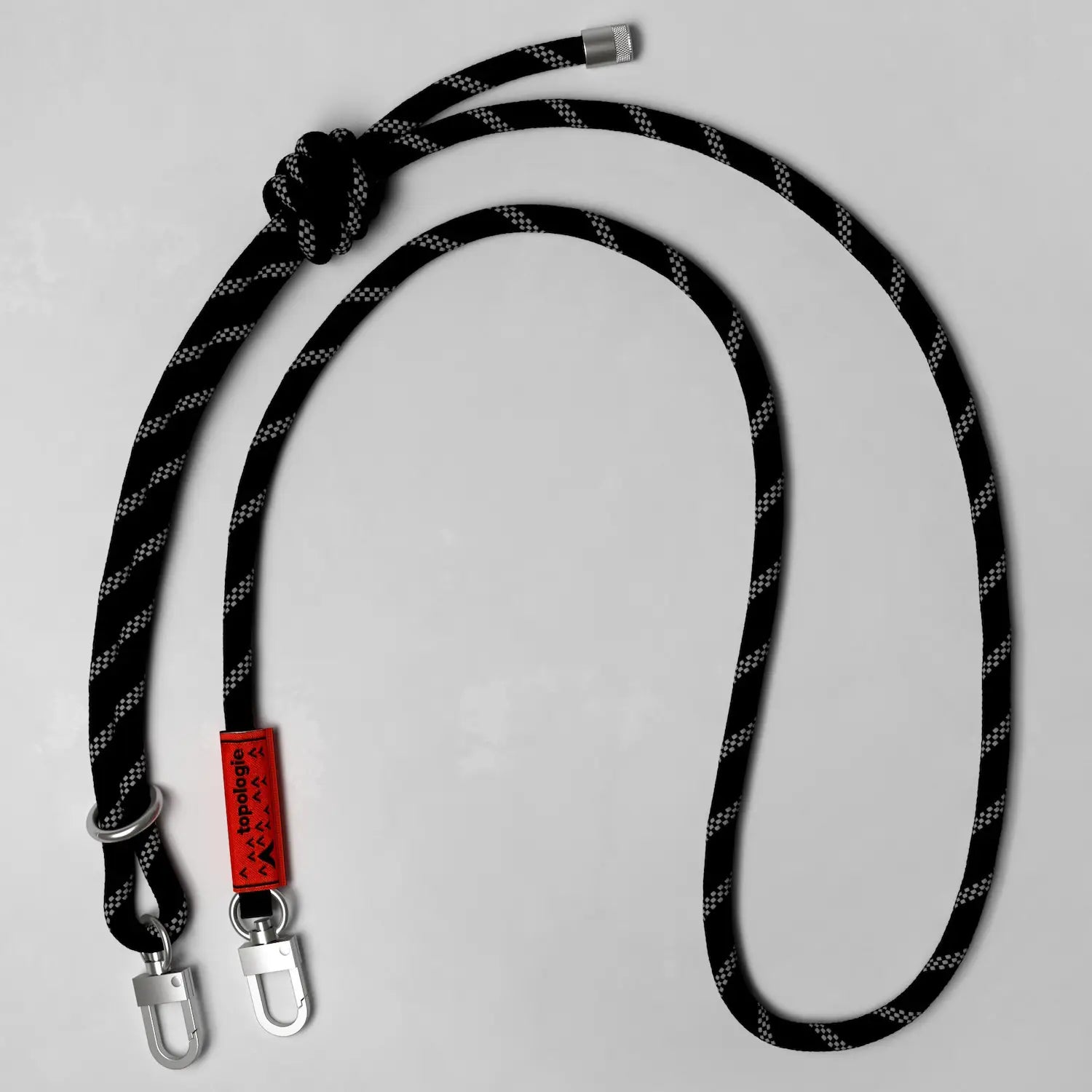 Topologie 8.0mm Rope Strap Black Reflective_1