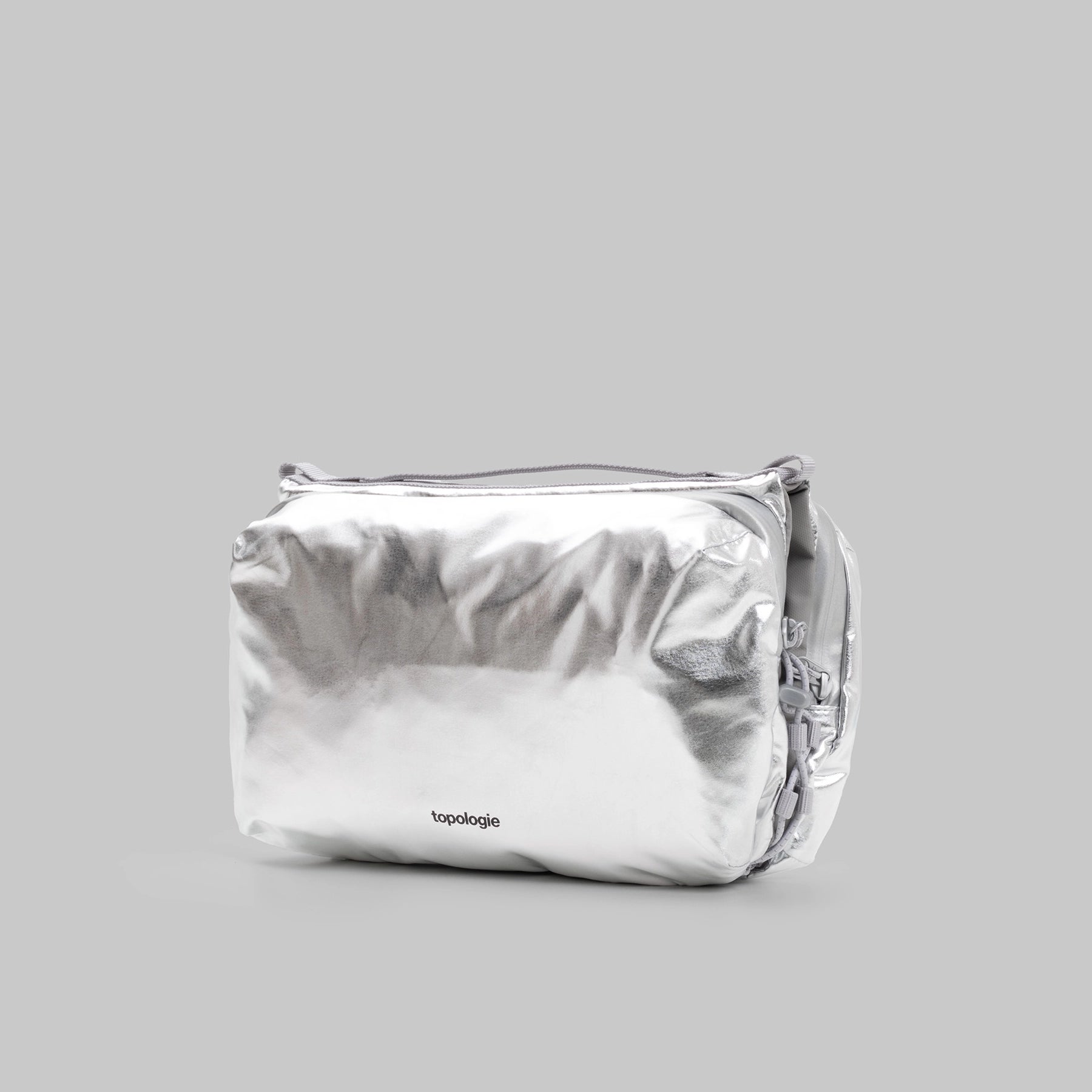 Topologie Bottle Sacoche Large Chrome Metallic_2