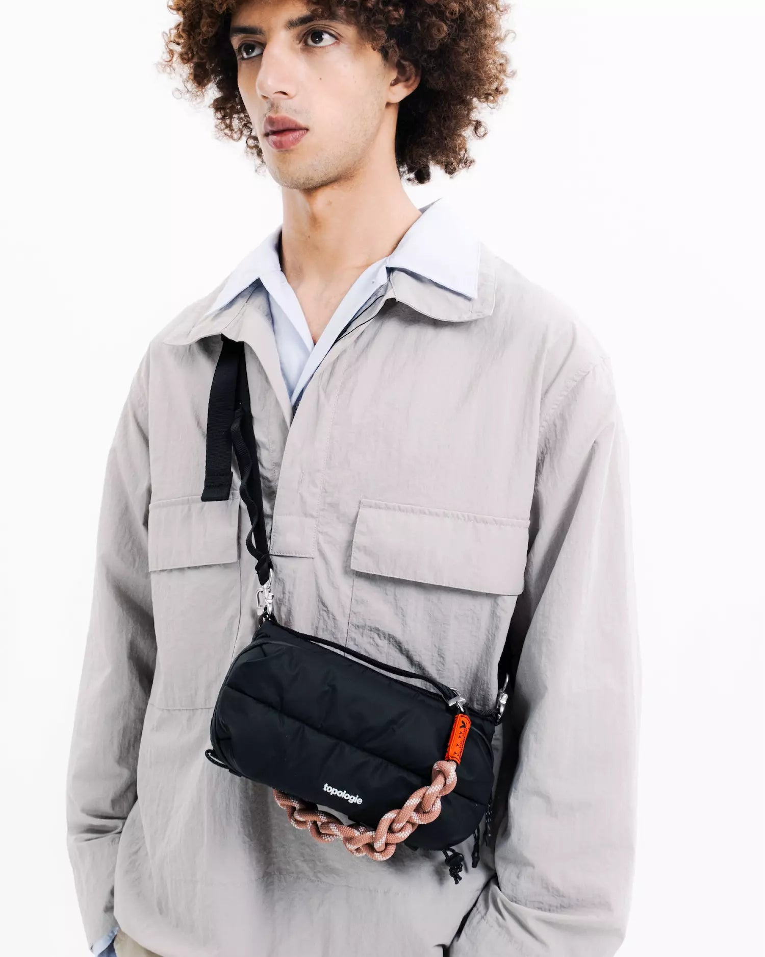 Topologie Bottle Sacoche Medium Black Puffer_5