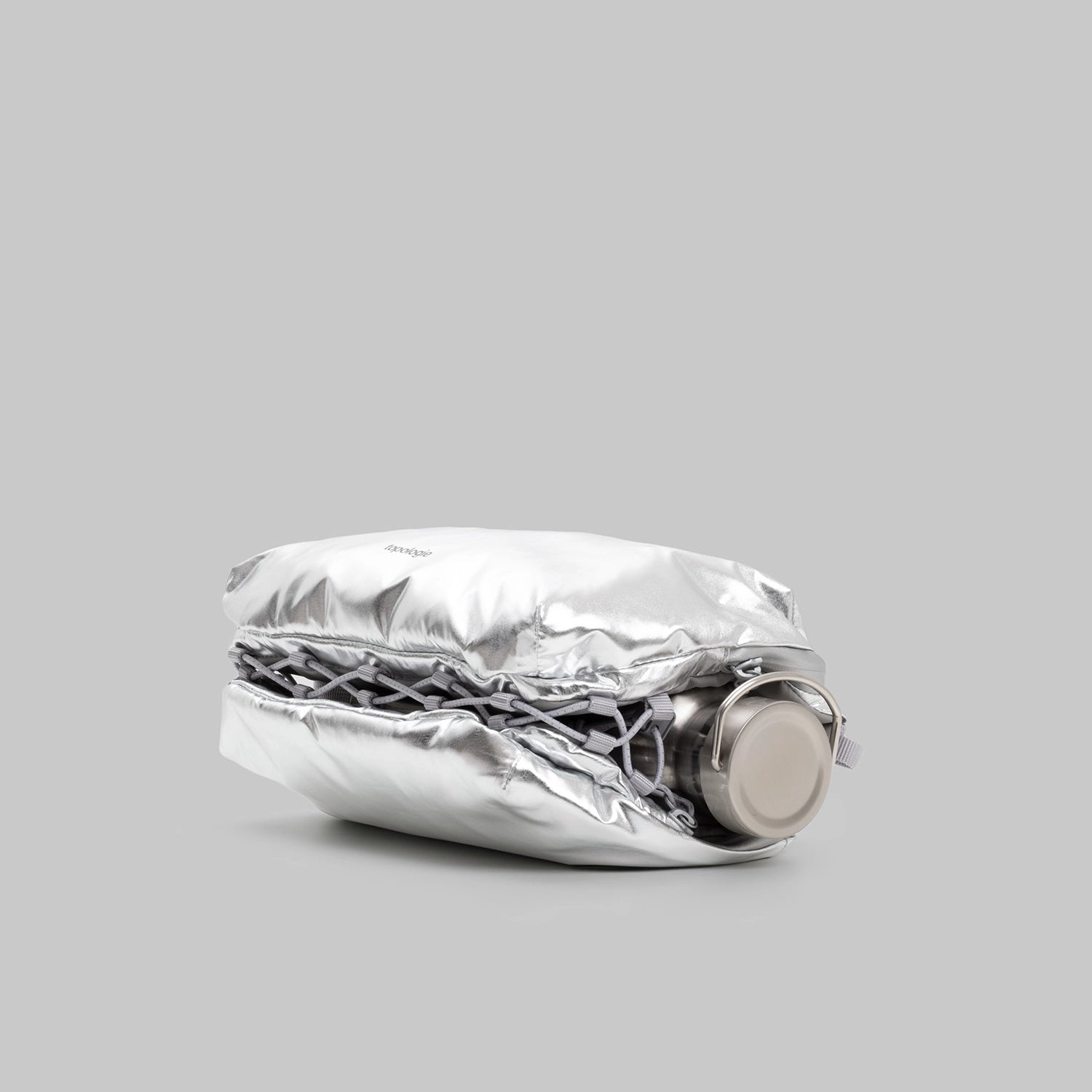 Topologie Bottle Sacoche Medium Chrome Metallic_2