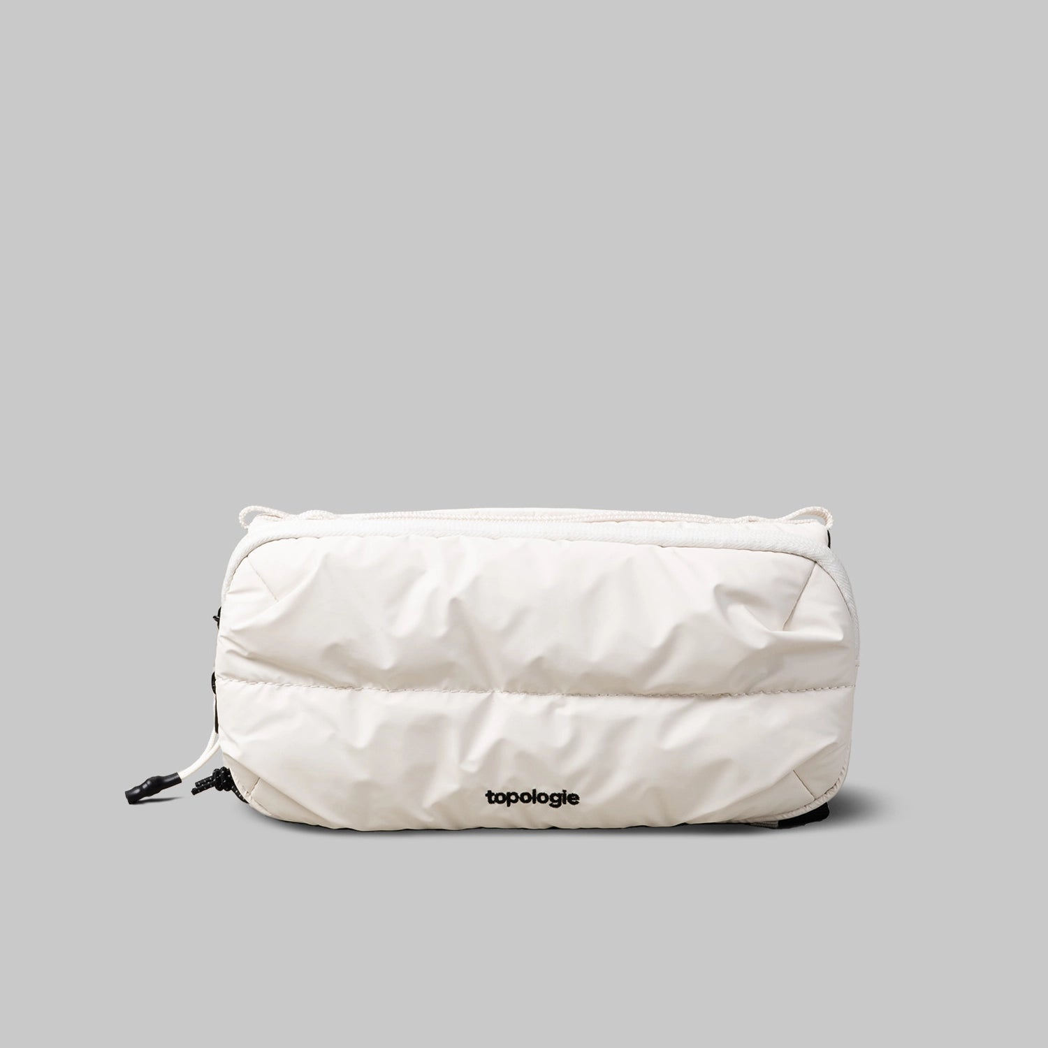 Bottle Sacoche Medium Ecru Puffer Bag - Stylish & Functional 