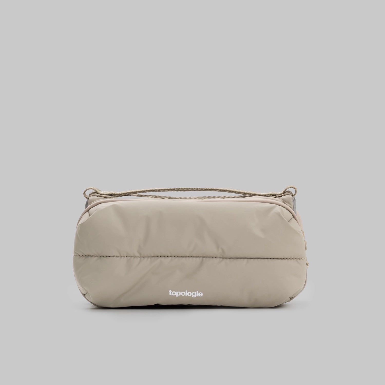 Topologie Bottle Sacoche Medium Taupe Puffer_1