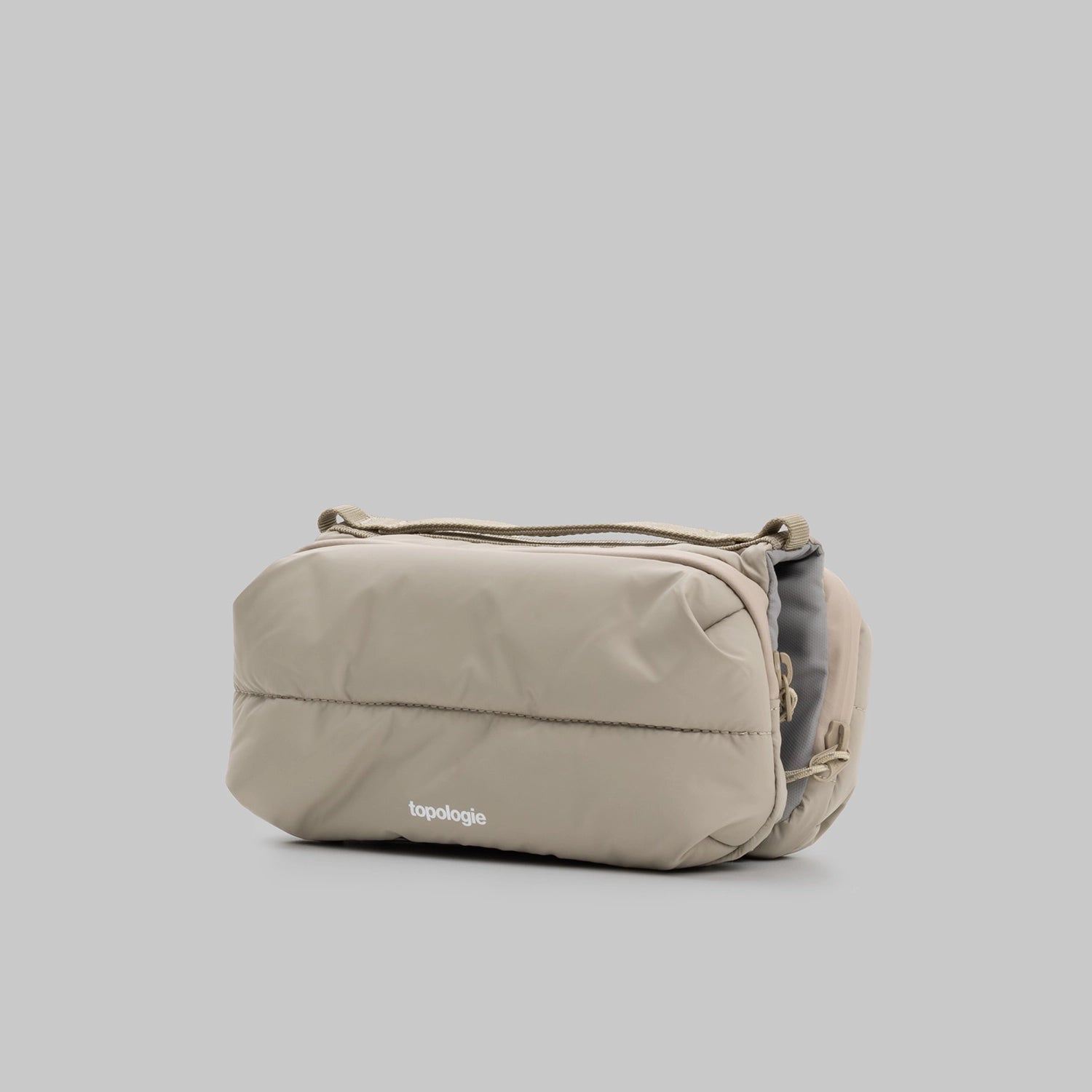 Topologie Bottle Sacoche Medium Taupe Puffer_5