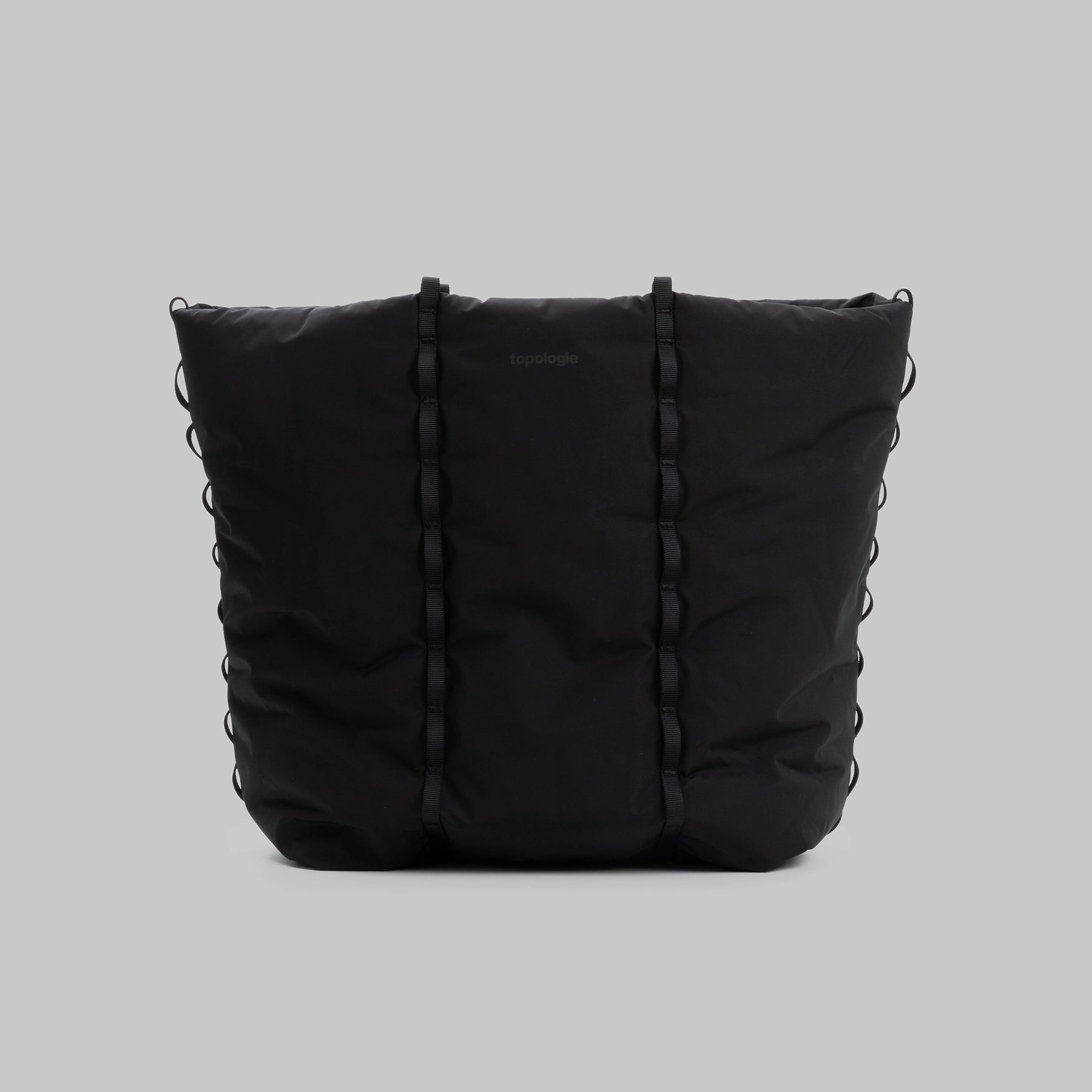 Topologie Cloud Tote Black Tech Sateen Shoulder Bag - FREE 24h Topologie Cloud Tote Black Tech Sateen Shoulder Bag - FREE 24h