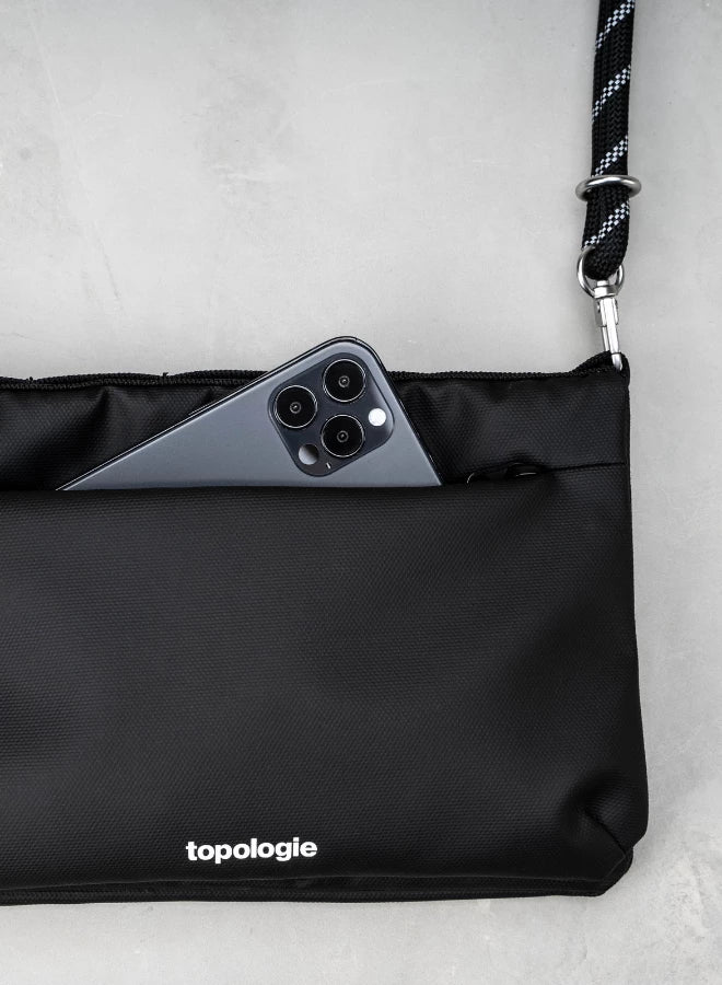 Topologie Flat Sacoche Small Black Dry_3