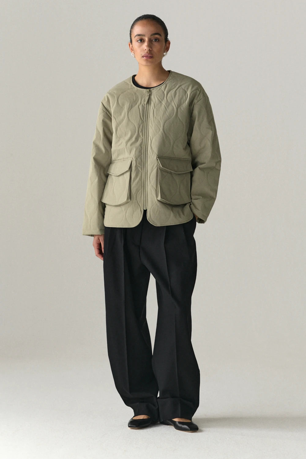 Welter Shelter Padded Liner Uni Light Grey Army_0002