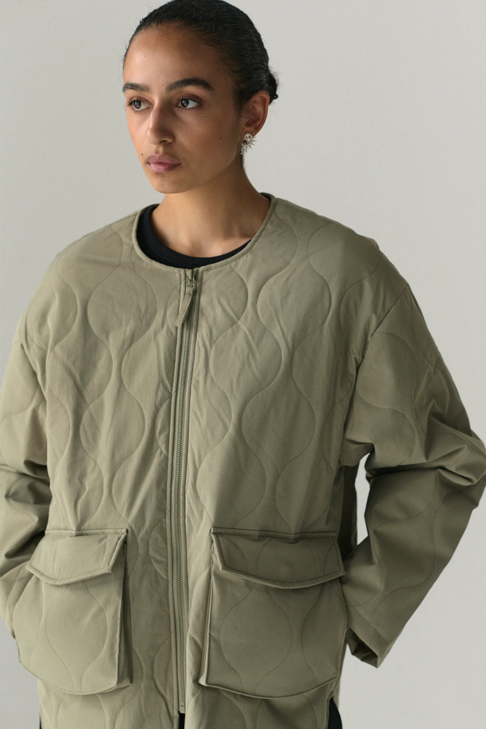 Welter Shelter Padded Liner Uni Light Grey Army_0020