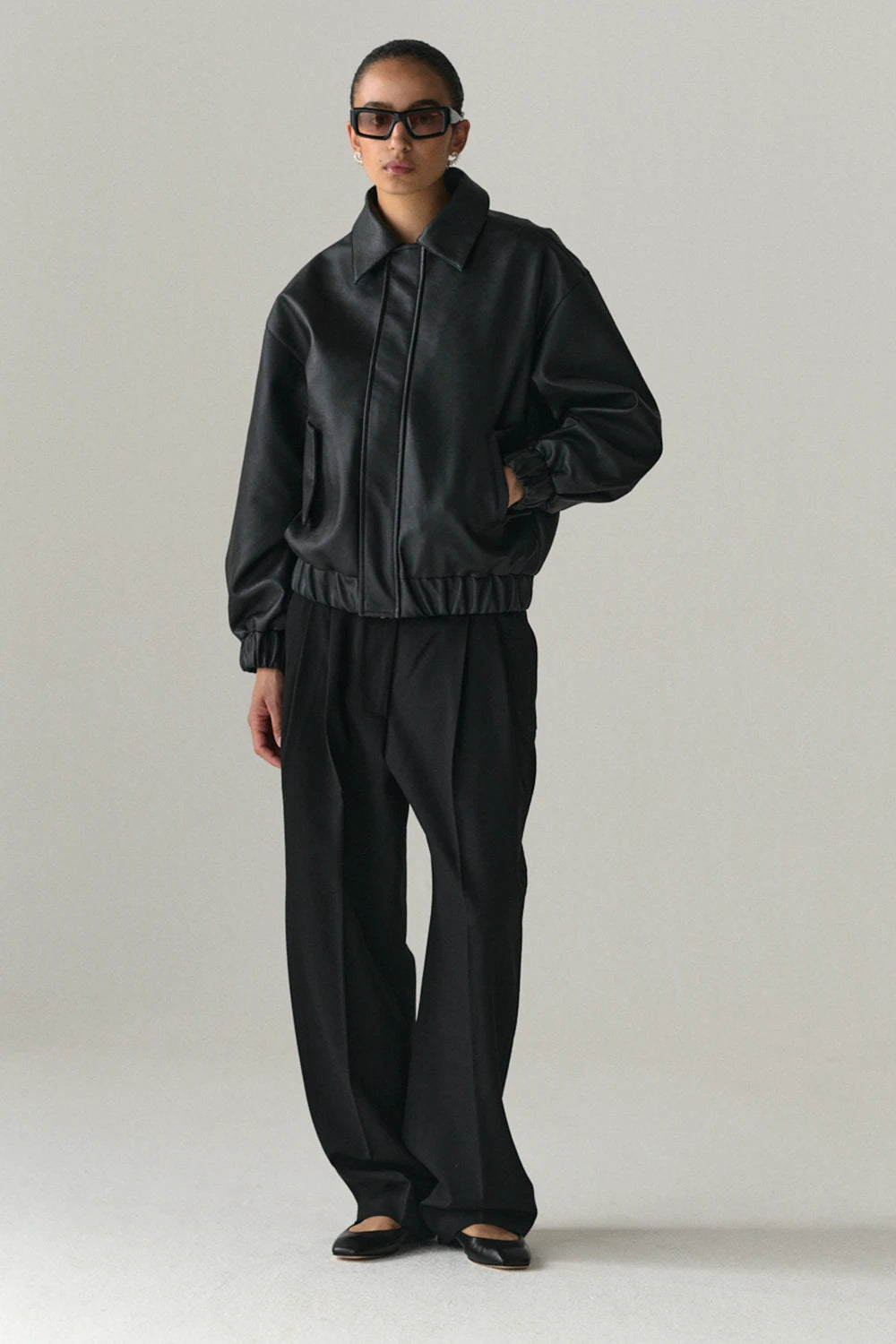 Welter Shelter Puff Paddy Faux Leather Black_0004