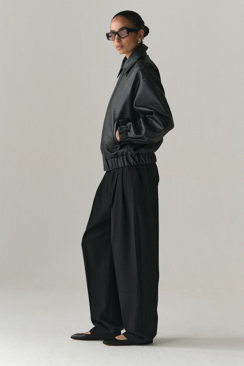 Welter Shelter Puff Paddy Faux Leather Black_0006