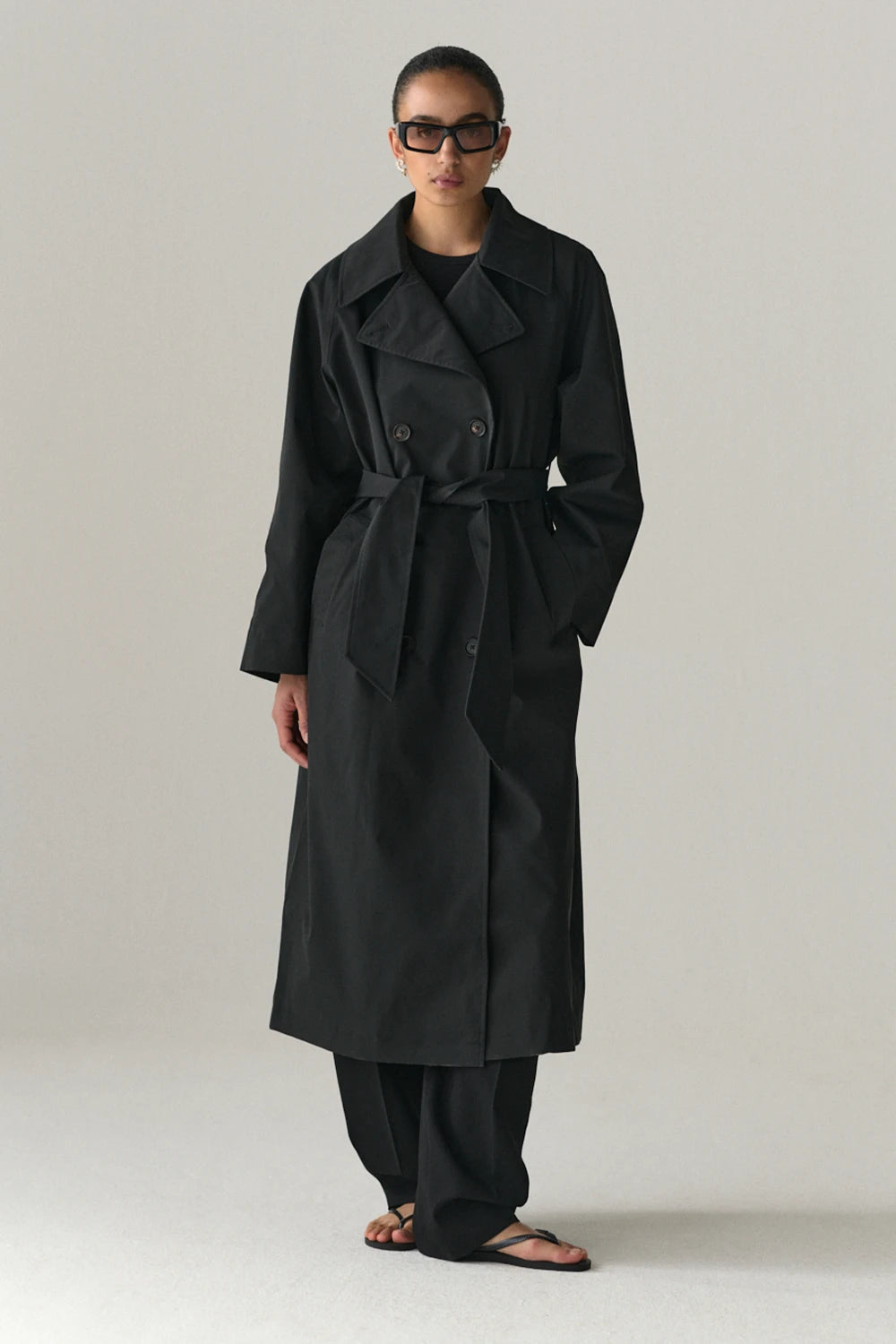 Welter Shelter Roomy Trench Washed Black_0005
