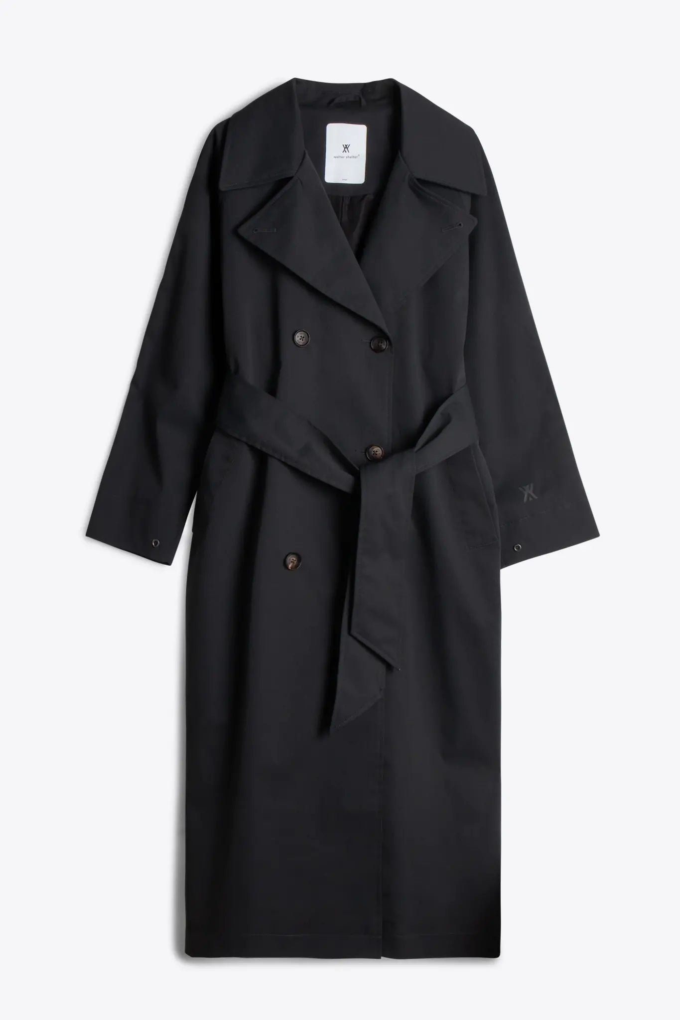 Welter Shelter Roomy Trench Washed Black_1